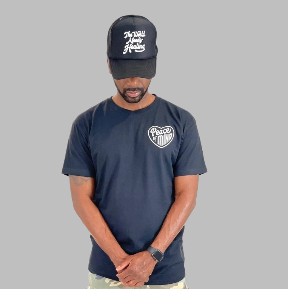 Peace of Mind Tee Black
